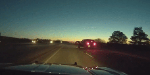 Dashcam video shows vehicle losing control on frosty Nebraska road, flipping into&nbsp;ditch