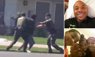 New video shows California cops fatally shoot black man after jaywalking&nbsp;stop