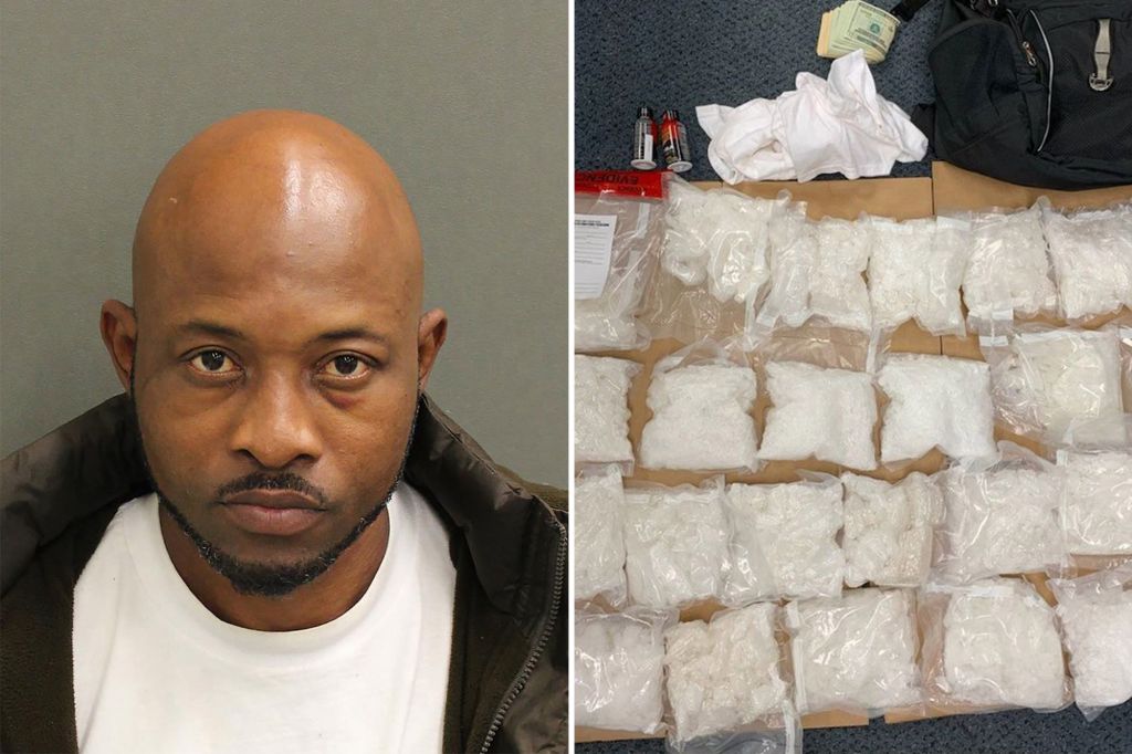 Man tries to board flight from Florida with 22 pounds of&nbsp;meth
