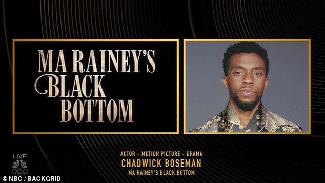 Chadwick Boseman: Best Actor in a Motion Picture, Drama – 2021 Golden&nbsp;Globes