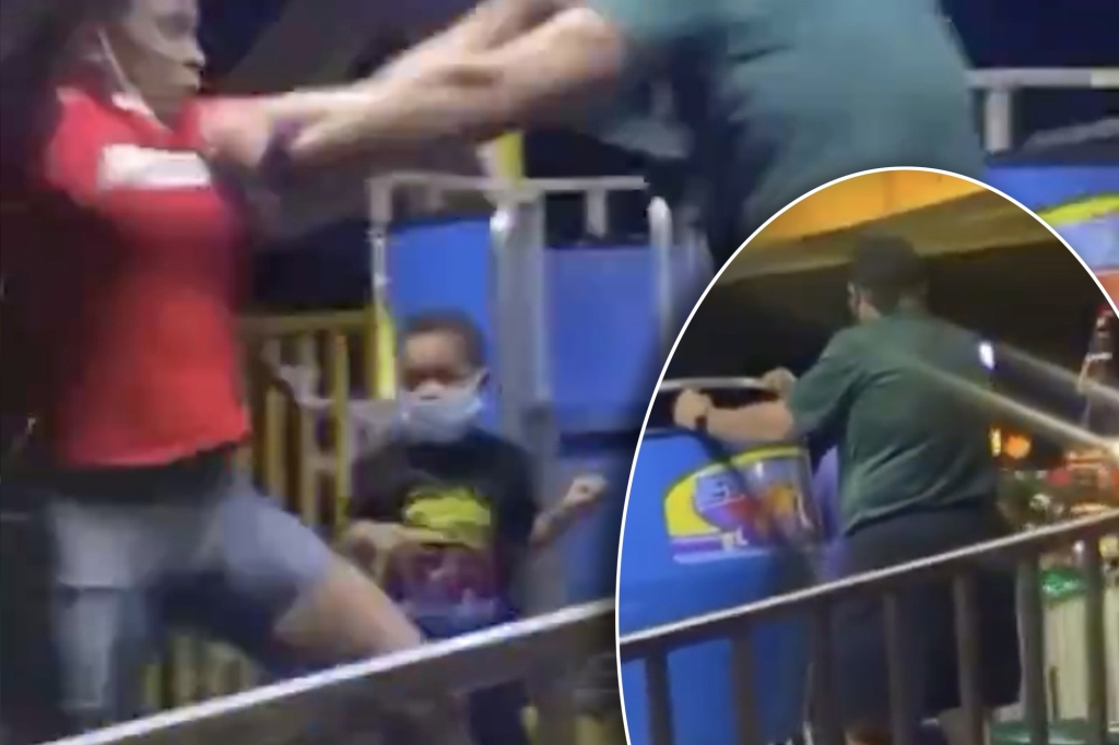 Ferris wheel operator beaten in wild Florida carnival fight video