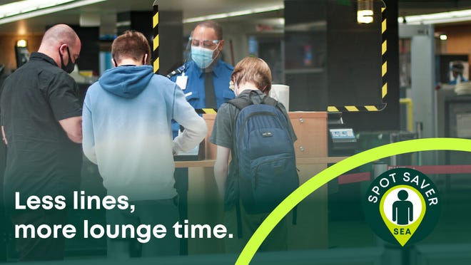 Wait no more: New Sea-Tac program lets travelers reserve a time at airport&nbsp;checkpoint