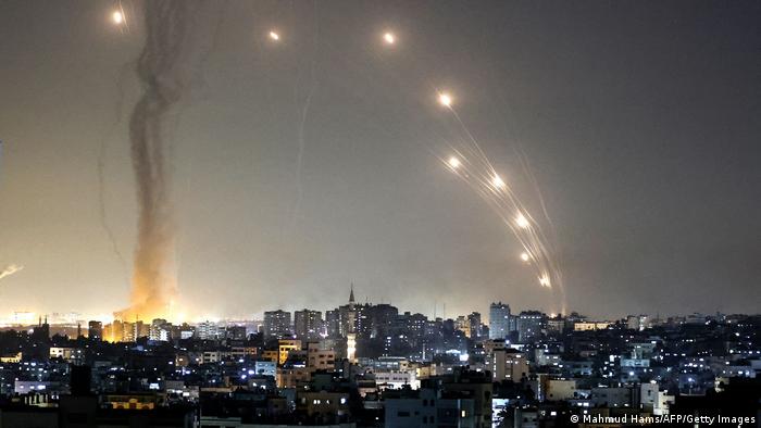 Barrage of rockets launched at Tel Aviv from the Gaza&nbsp;Strip