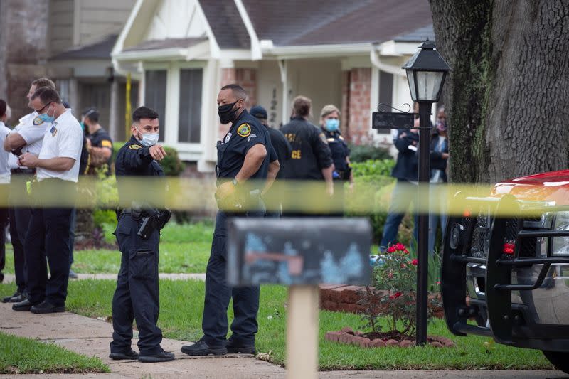 Five charged after almost 100 people found in Houston home in alleged smuggling operation