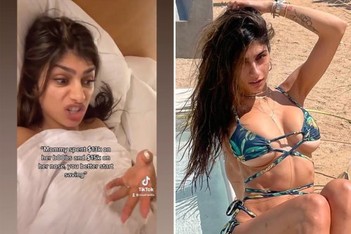 Ex-porn star Mia Khalifa…My daughter needs $13K boob job to look like&nbsp;me!