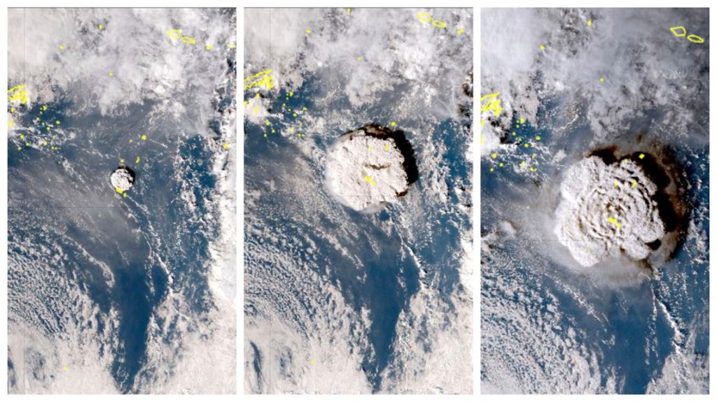 Tsunami advisory issued for US West Coast after Tonga volcano&nbsp;eruption￼