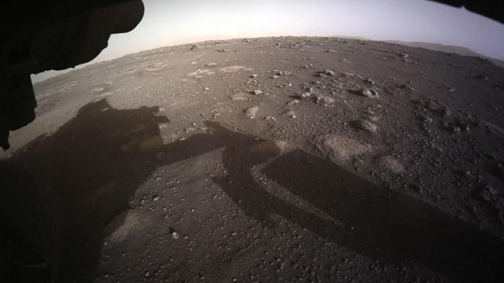 NASA reveals birds-eye image of Mars featuring one of the planet’s only residents