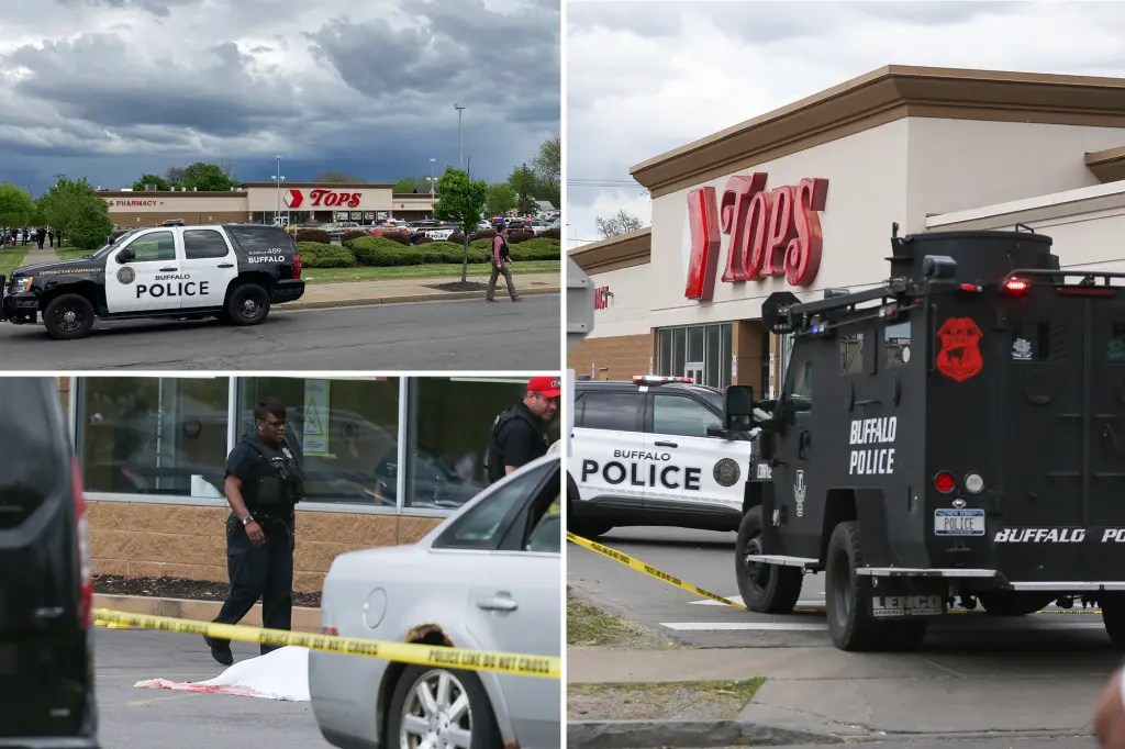 At least 10 dead in mass shooting at Buffalo’s Tops Friendly Market