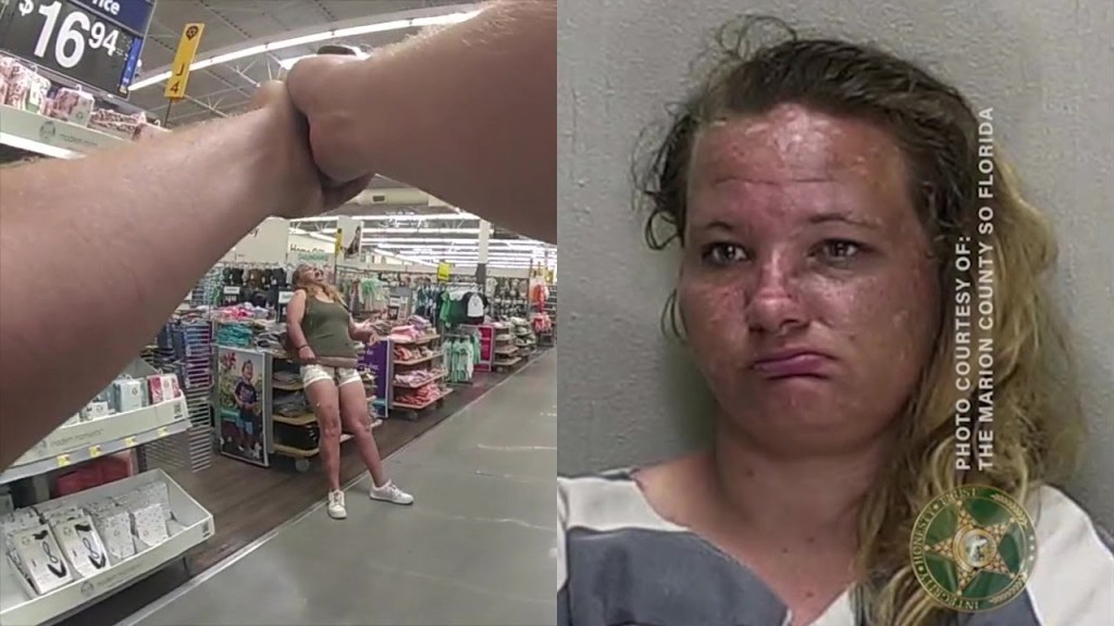 Bodycam Shows Police Tasing Armed Woman in Florida&nbsp;Walmart￼