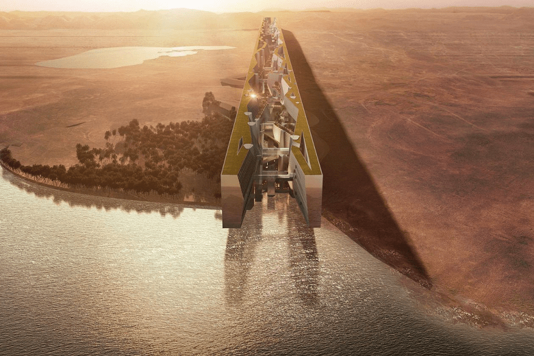 Inside the stunning $1 trillion mirrored ‘landscraper’ of Saudi&nbsp;Arabia￼