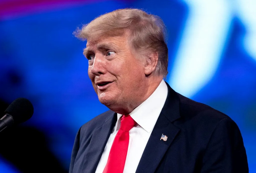 Trump says his Mar-a-Lago home was ‘raided’ by ‘large group of FBI&nbsp;agents’