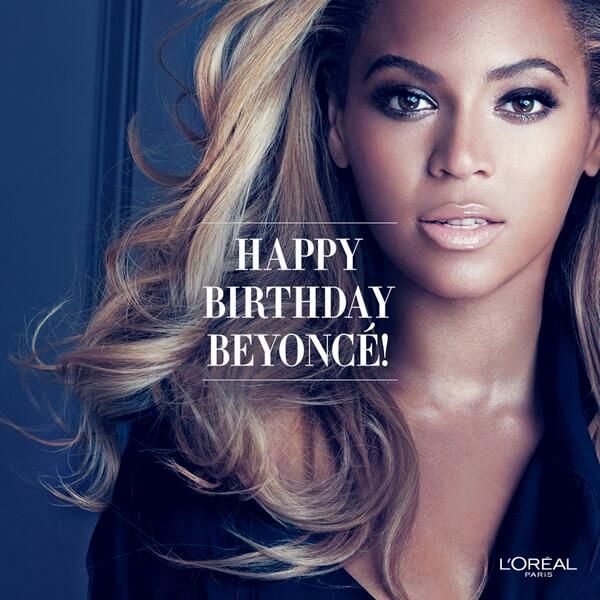 HAPPY BIRTHDAY BEYONCE!!