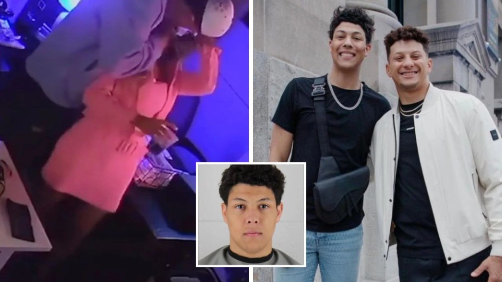 Jackson Mahomes appears in court on sexual battery charges following&nbsp;arrest