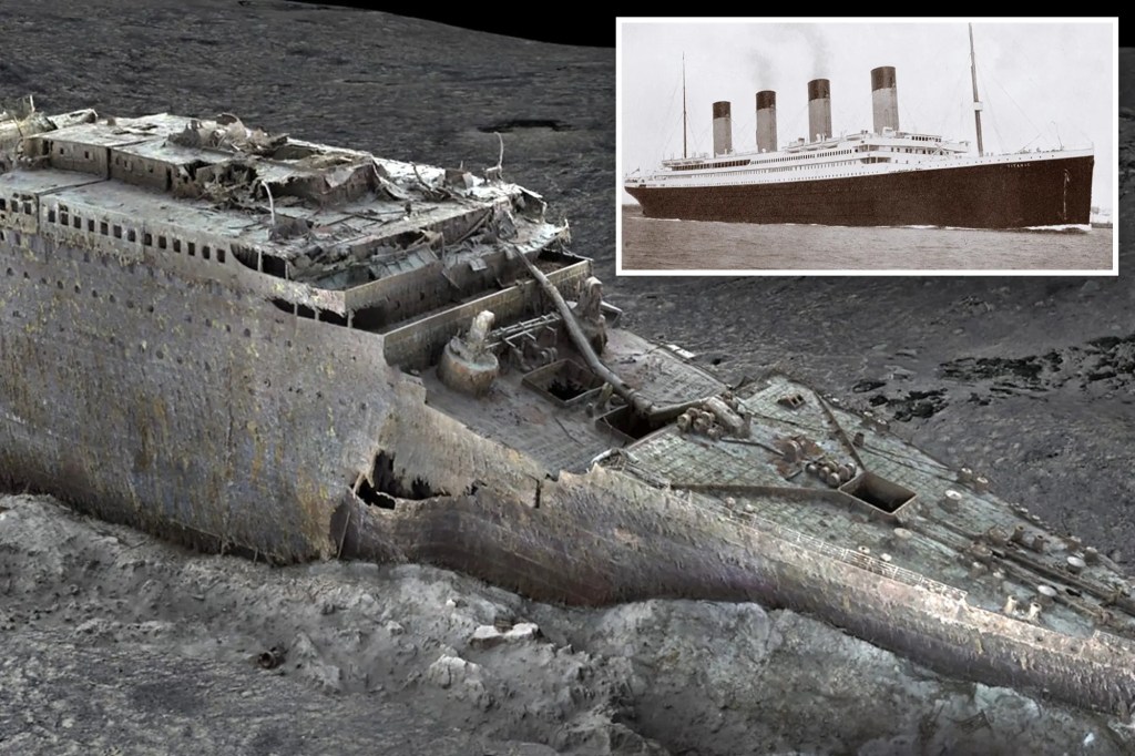 Titanic revealed: Stunning full-size images show shipwreck like never before