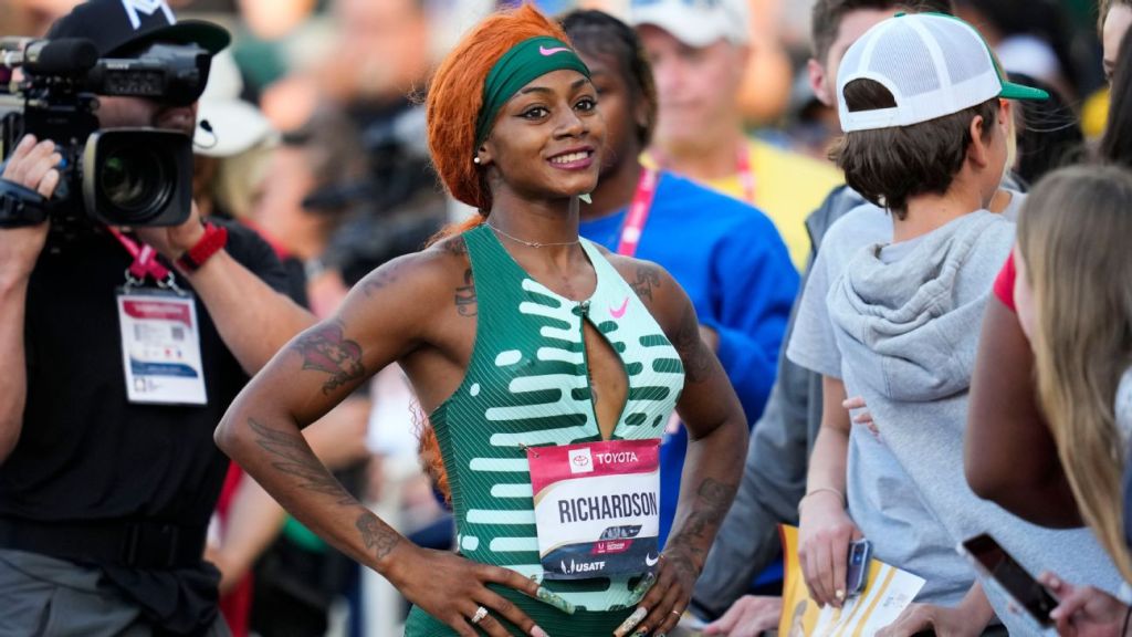 Sha’Carri Richardson boasts ‘I’m better’ after taking 100m title two years after drug&nbsp;suspension