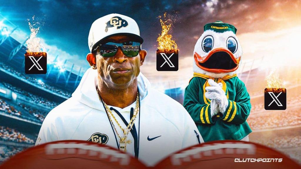 Deion Sanders, Colorado blown out by Oregon in first loss of&nbsp;season