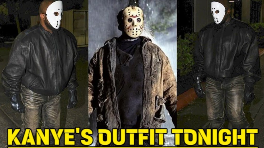 Kanye West channels ‘Friday the 13th’ horror villain with hockey mask at son Saint’s basketball&nbsp;game