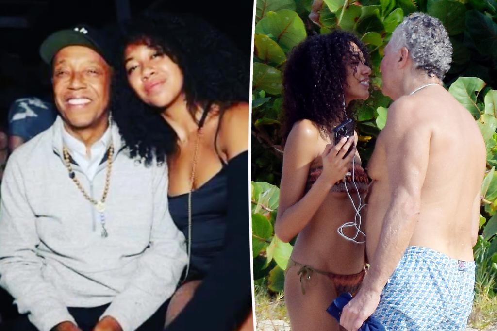 Russell Simmons sends heartfelt message to daughter Aoki, 21, after she kisses Vittorio Assaf, 65, in steamy&nbsp;pics
