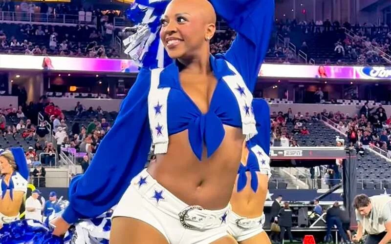 Dallas Cowboys Cheerleader Armani Latimer Ditches Wig To Spread Alopecia&nbsp;Awareness
