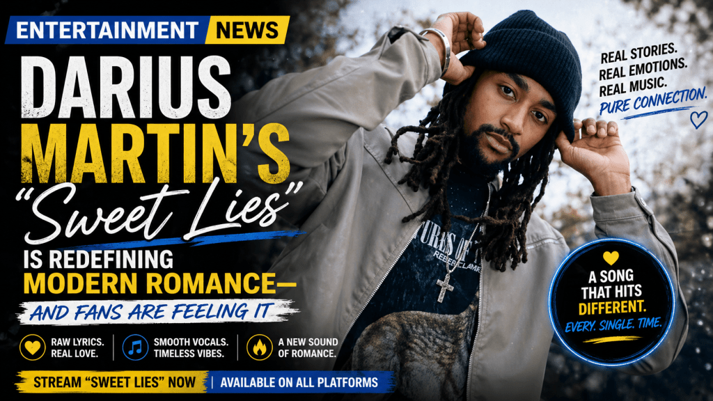 🎶 Darius Martin’s “Sweet Lies” Is Redefining Modern Romance — And Fans Are Feeling&nbsp;It