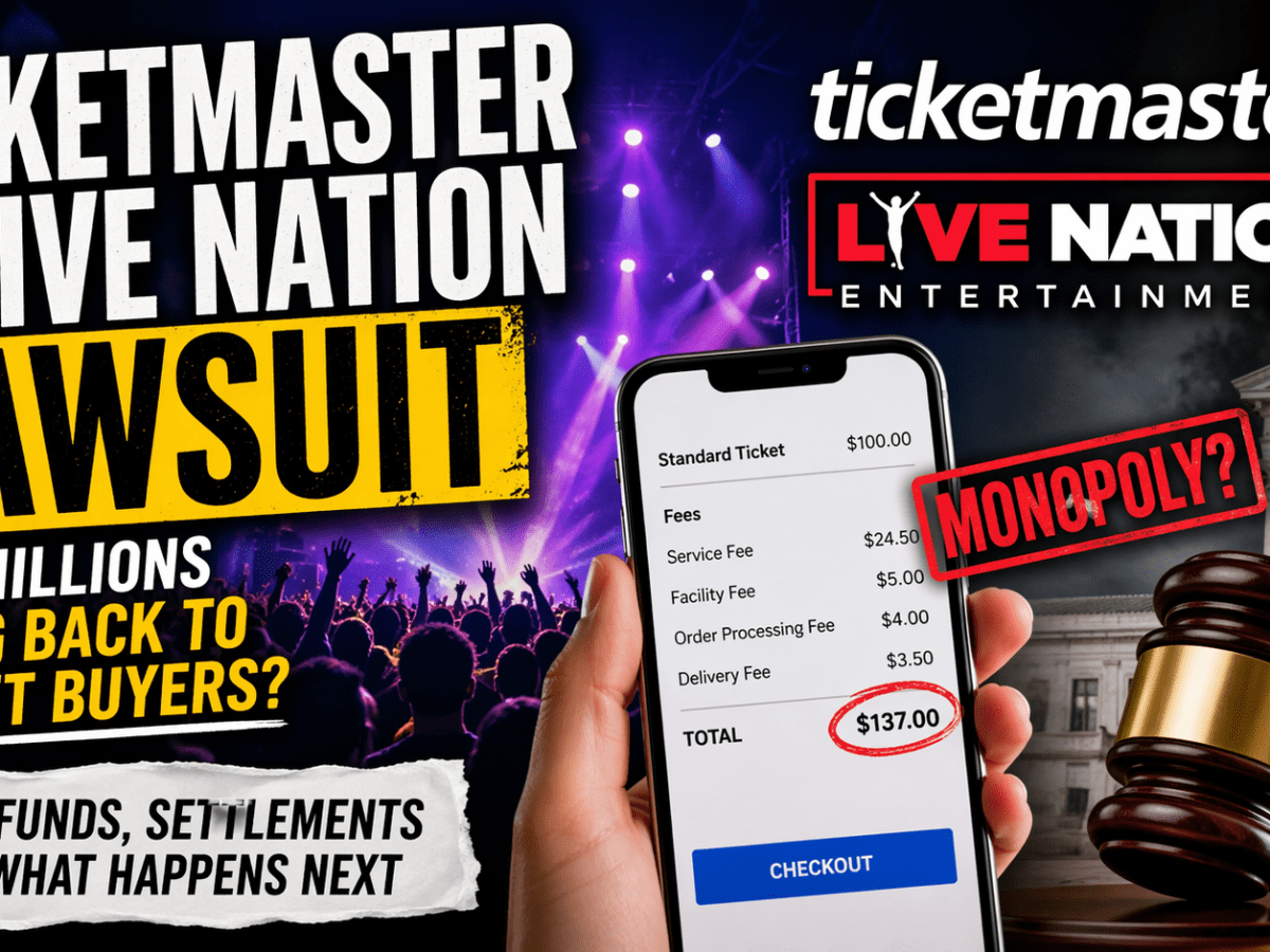 Ticketmaster Might Owe You Money… But Don’t Get Too Excited&nbsp;Yet