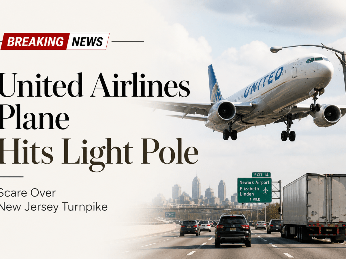 ✈️ United Airlines Plane Hits Light Pole During Landing — New Details&nbsp;Emerge