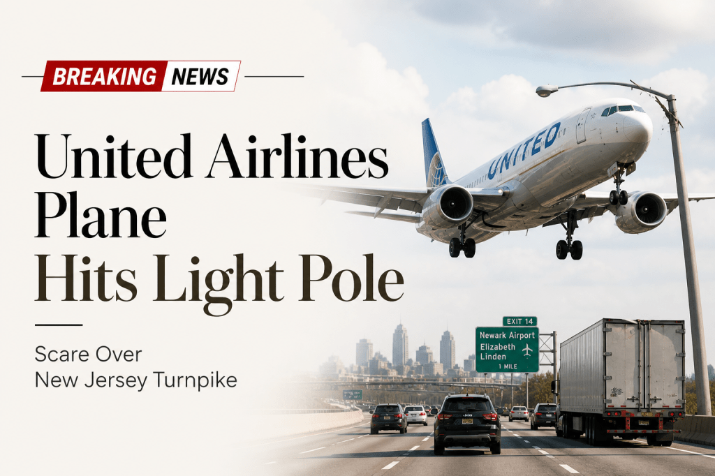 ✈️ United Airlines Plane Hits Light Pole During Landing — New Details&nbsp;Emerge