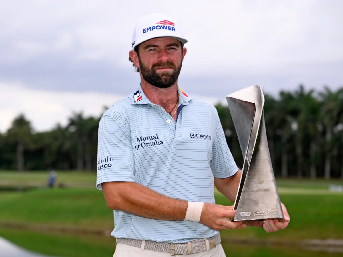 Cameron Young finishes wire-to-wire win at Cadillac&nbsp;Championship