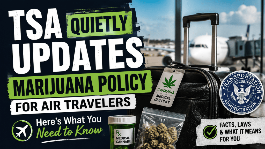 TSA Quietly Updates Marijuana Policy for Air Travelers — Here’s What You Need to Know