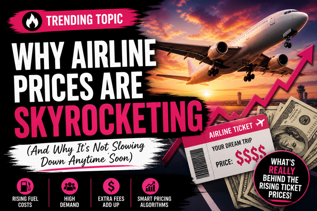✈️ Why Airline Prices Are SKYROCKETING (And Why It’s Not Slowing Down Anytime&nbsp;Soon)