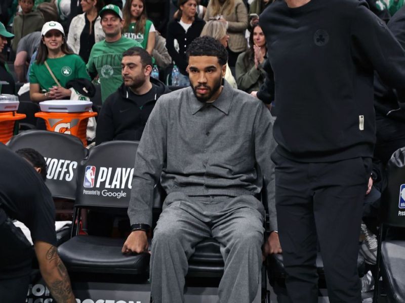Celtics’ Jayson Tatum laments ‘unfortunate timing’ of knee&nbsp;injury