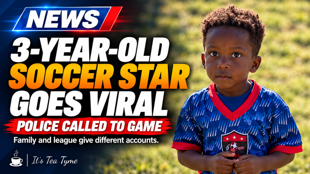 Three-Year-Old Soccer Player Goes Viral After Police Are Called to Youth&nbsp;Game