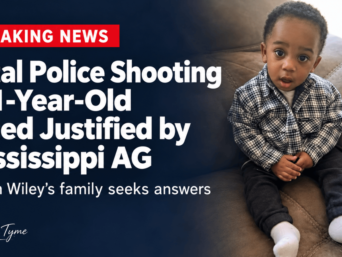 Mississippi AG Rules Police Shooting That Killed 1-Year-Old Kohen Wiley&nbsp;Justified